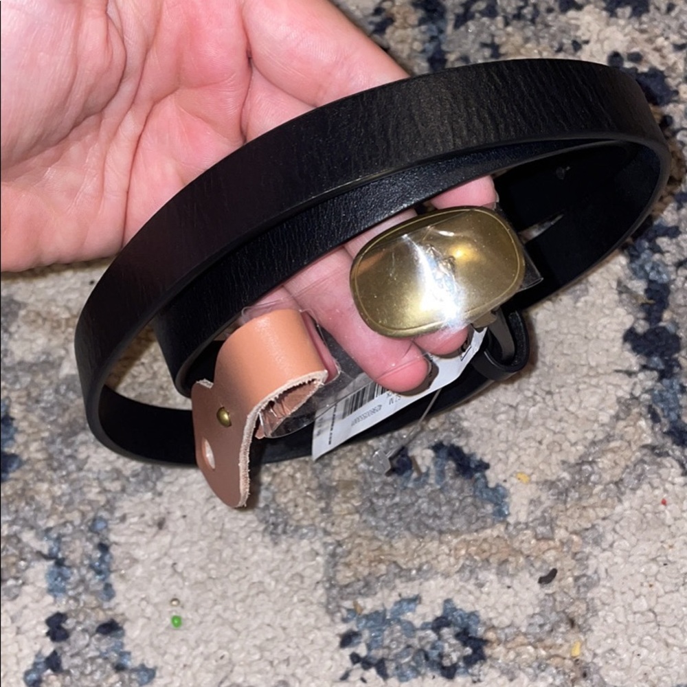 Ralph Lauren Skinny Belt / black / medium NWT